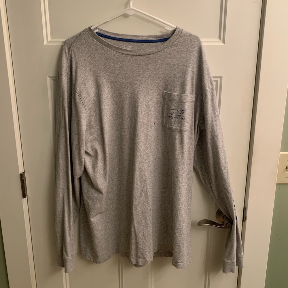 Gray Vineyard Vines Long Sleeve